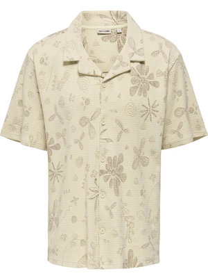 ONLY & SONS ONSBAGGIO RLX. FIT AOP JERSEY SHIRT 22034081