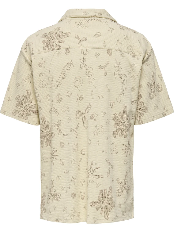 ONLY & SONS ONSBAGGIO RLX. FIT AOP JERSEY SHIRT 22034081