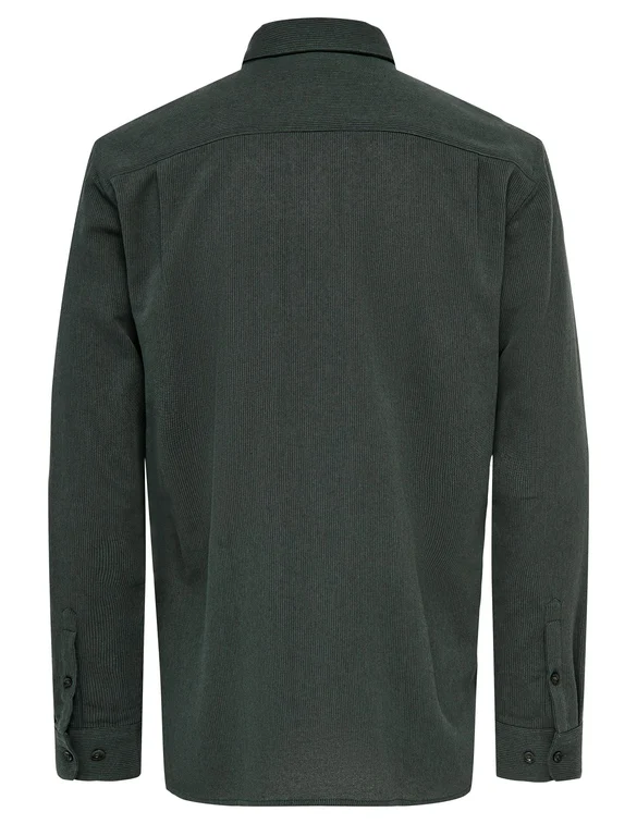 ONLY & SONS ONSBAIN REG STRUC MELANGE LS SHIRT 22023960