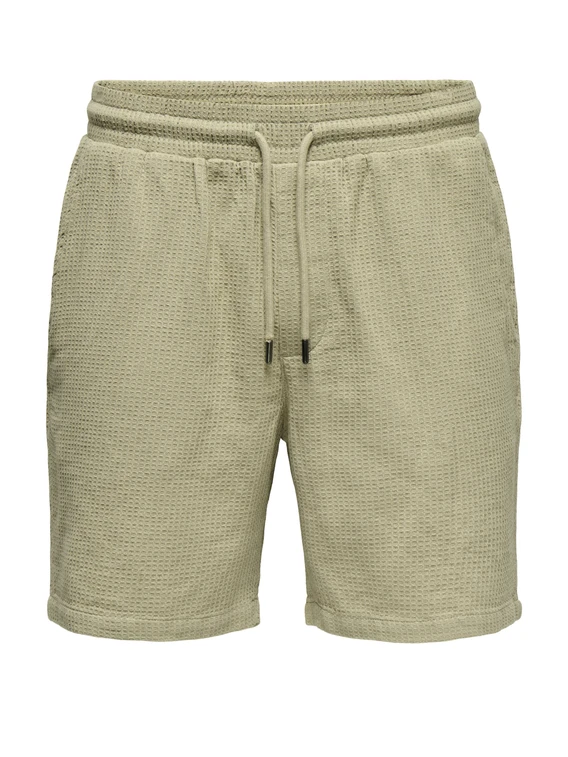 ONLY & SONS ONSBERTIL WAFFLE SHORTS 22032055