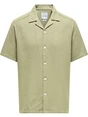 ONLY & SONS ONSBERTIL WAFFLE SS RESORT SHIRT 22032054