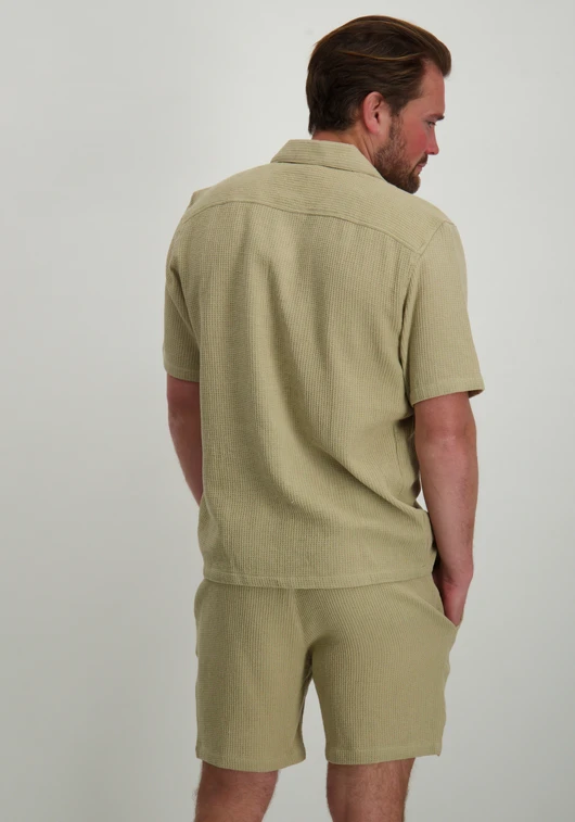 ONLY & SONS ONSBERTIL WAFFLE SS RESORT SHIRT 22032054
