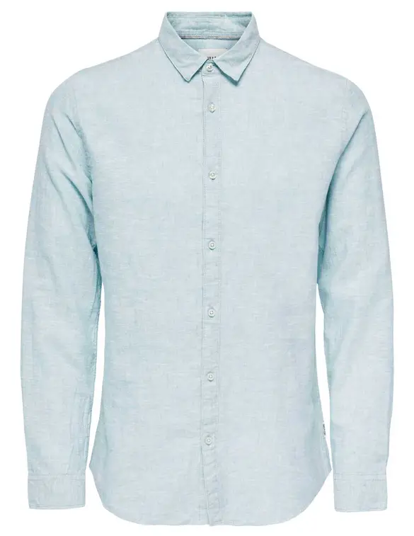 ONLY & SONS ONSCAIDEN LS SOLID LINEN SHIRT 22012321