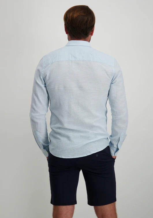 ONLY & SONS ONSCAIDEN LS SOLID LINEN SHIRT 22012321