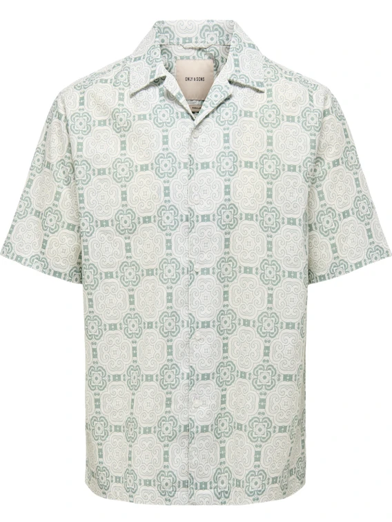 ONLY & SONS ONSCAIDEN REG FIT AOP SHIRT 22032833