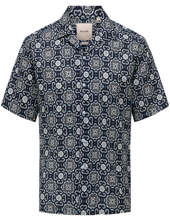 ONLY & SONS ONSCAIDEN REG FIT AOP SHIRT 22032833