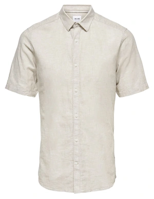ONLY & SONS onsCAIDEN SS LINEN SHIRT RE 22009885