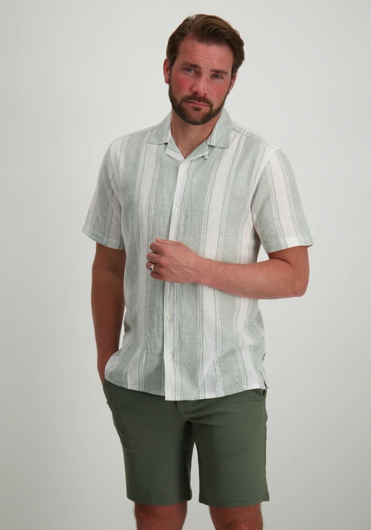 ONLY & SONS ONSCAIDEN SS STRIPE LINEN RESORT SH 22026109