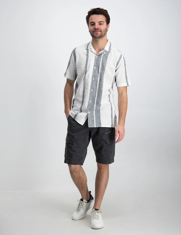 ONLY & SONS ONSCAIDEN SS STRIPE LINEN RESORT SH 22026109