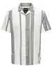 ONLY & SONS ONSCAIDEN SS STRIPE LINEN RESORT SH 22026109