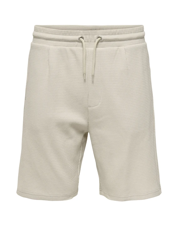 ONLY & SONS ONSCAL REG STRUCT PLEAT SHORTS 22033096