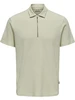 ONLY & SONS ONSCAL REG STRUCT SS HALFZIP POLO 22032821