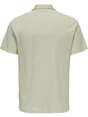 ONLY & SONS ONSCAL REG STRUCT SS HALFZIP POLO 22032821