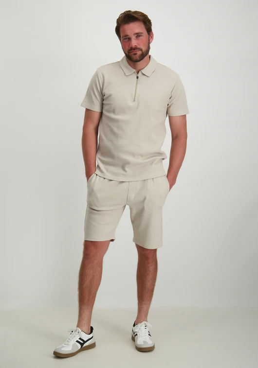 ONLY & SONS ONSCAL REG STRUCT SS HALFZIP POLO 22032821