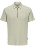 ONLY & SONS ONSCAL REG STRUCT SS HALFZIP POLO 22032821