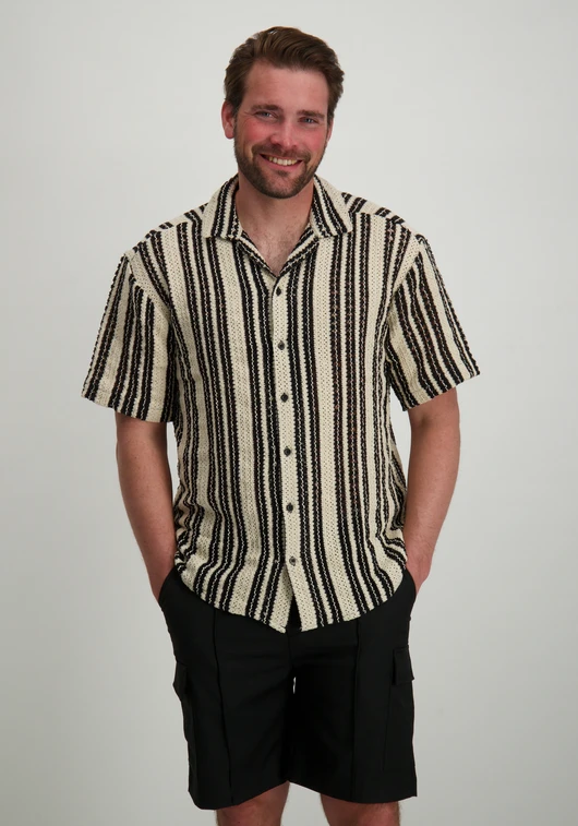 ONLY & SONS ONSDANI CROCHET SS SHIRT 22030511
