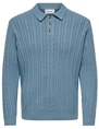 ONLY & SONS ONSFLYNN REG 5 PBT STRUC LS POLO KN 22031532