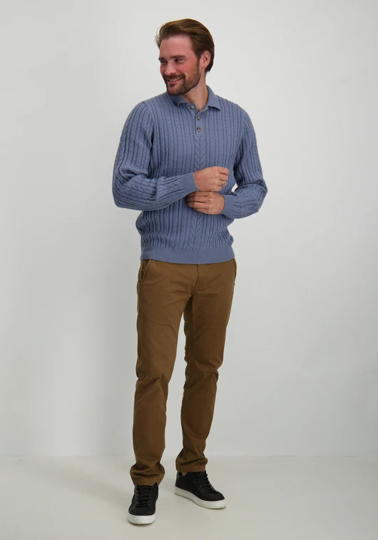 ONLY & SONS ONSFLYNN REG 5 PBT STRUC LS POLO KN 22031532
