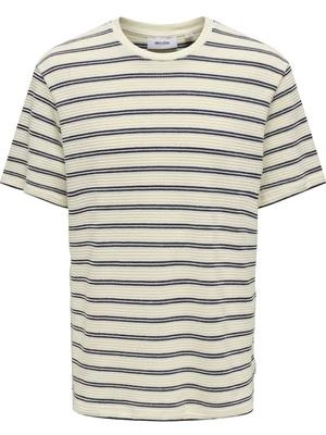 ONLY & SONS ONSIAN REG SS STRIPE STRUCT TEE 22032819