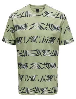 ONLY & SONS ONSIASON REG AOP SS STRIPE TEE 22024773