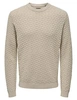 ONLY & SONS ONSKALLE REG 12 STRUC CREW KNIT NOO 22026559