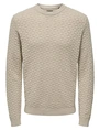 ONLY & SONS ONSKALLE REG 12 STRUC CREW KNIT NOO 22026559