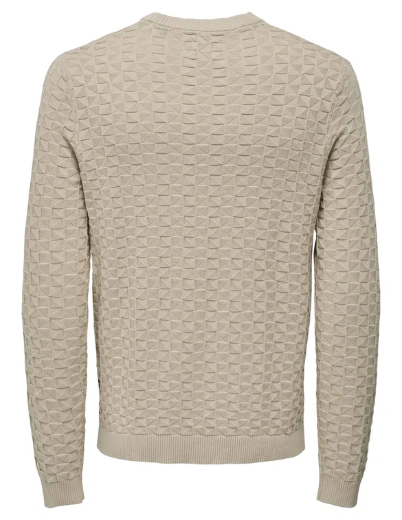 ONLY & SONS ONSKALLE REG 12 STRUC CREW KNIT NOO 22026559