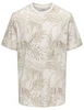ONLY & SONS ONSKASH REG LEAF AOP SS TEE 22028689