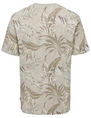 ONLY & SONS ONSKASH REG LEAF AOP SS TEE 22028689
