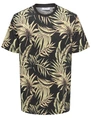 ONLY & SONS ONSKASH REG LEAF AOP SS TEE 22028689