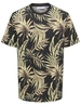 ONLY & SONS ONSKASH REG LEAF AOP SS TEE 22028689