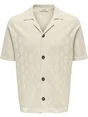 ONLY & SONS ONSKEN LIFE REG 12 SS SHIRT KNIT 22033453