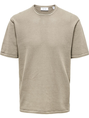ONLY & SONS ONSKEN RLX SS CROCHET CREW KNIT 22032537