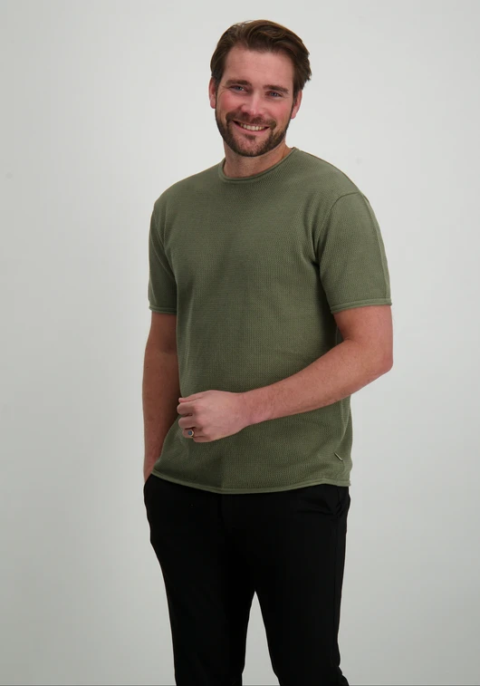 ONLY & SONS ONSKEN RLX SS CROCHET CREW KNIT 22032537