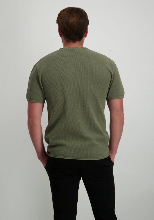 ONLY & SONS ONSKEN RLX SS CROCHET CREW KNIT 22032537
