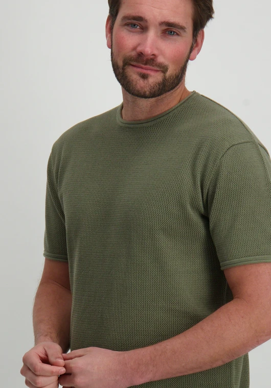 ONLY & SONS ONSKEN RLX SS CROCHET CREW KNIT 22032537