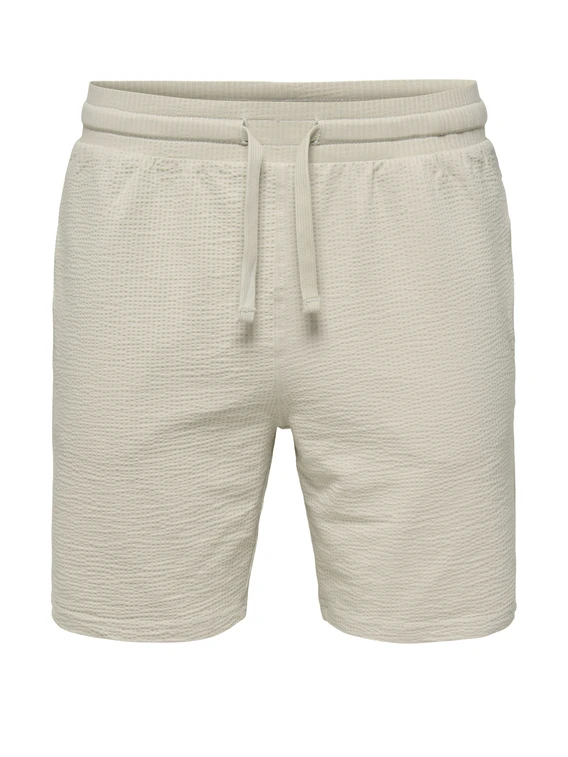 ONLY & SONS ONSKIAN REG SEERSUCKER SHORTS NOOS 22029752