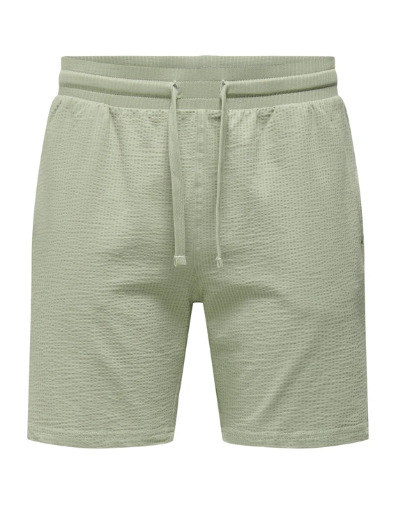 ONLY & SONS ONSKIAN REG SEERSUCKER SHORTS NOOS 22029752