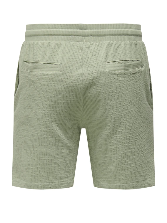 ONLY & SONS ONSKIAN REG SEERSUCKER SHORTS NOOS 22029752