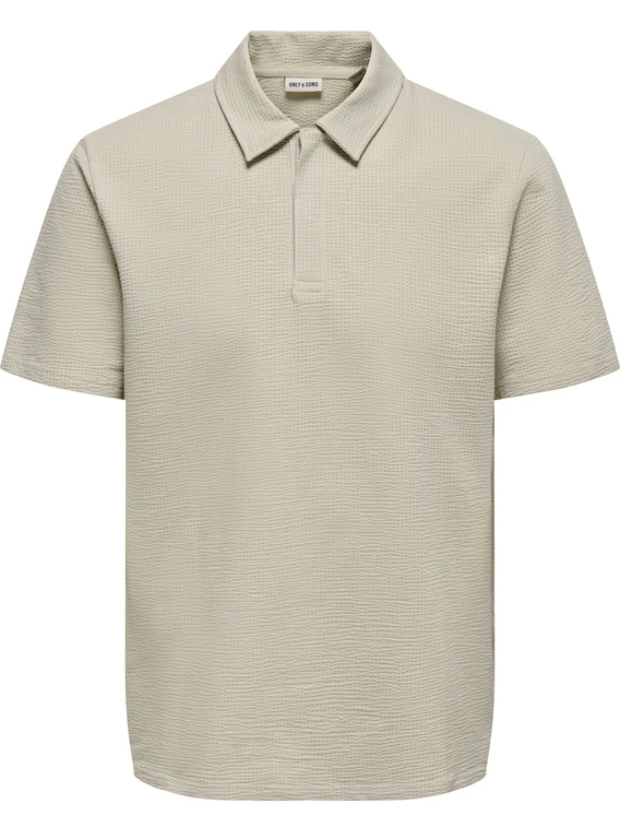ONLY & SONS ONSKIAN REG SEERSUCKER SS POLO 22028694