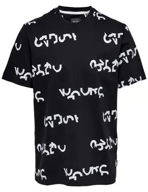 ONLY & SONS ONSKIRK RLX SS AOP TEE 22021774