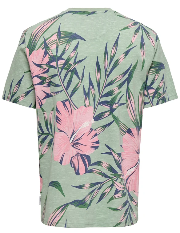 ONLY & SONS ONSKLOP REG SS FLORAL TEE NOOS 22022164