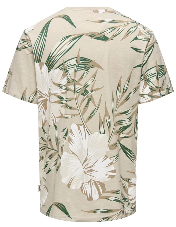 ONLY & SONS ONSKLOP REG SS FLORAL TEE NOOS 22022164