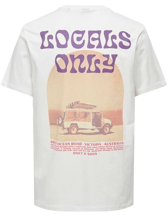 ONLY & SONS ONSKYE REG PHOTO SS TEE 22028726