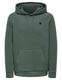 ONLY & SONS ONSKYLE REG QUILT HOODIE 3608 SWT 22023608