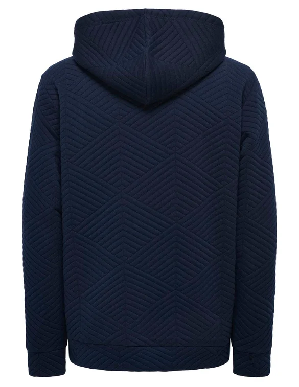 ONLY & SONS ONSKYLE REG QUILT HOODIE 3608 SWT 22023608