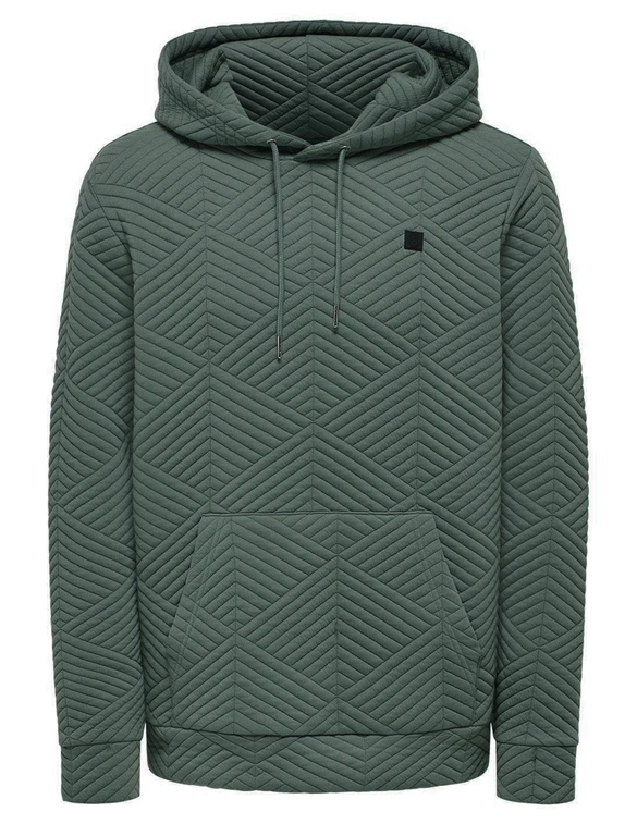 ONLY & SONS ONSKYLE REG QUILT HOODIE 3608 SWT 22023608