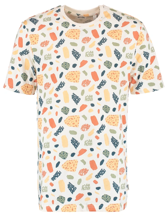 ONLY & SONS ONSLEVI REG DITSY AOP SS TEE CS 22023392
