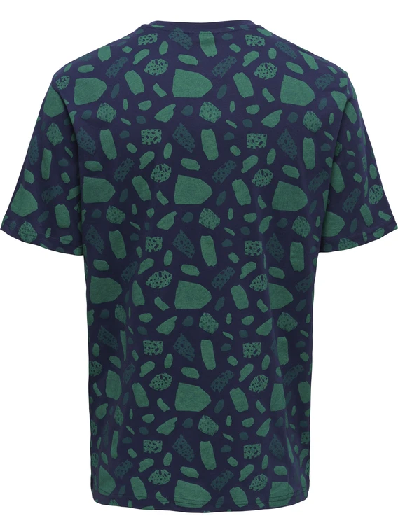 ONLY & SONS ONSLEVI REG DITSY AOP SS TEE CS 22023392