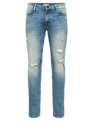ONLY & SONS ONSLOOM SLIM LIME BLUE WASH FG 2203 22022203